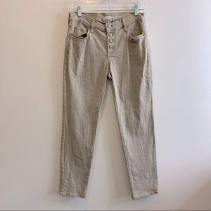 Old Navy Mid Rise Boyfriend Button Fly Pants
